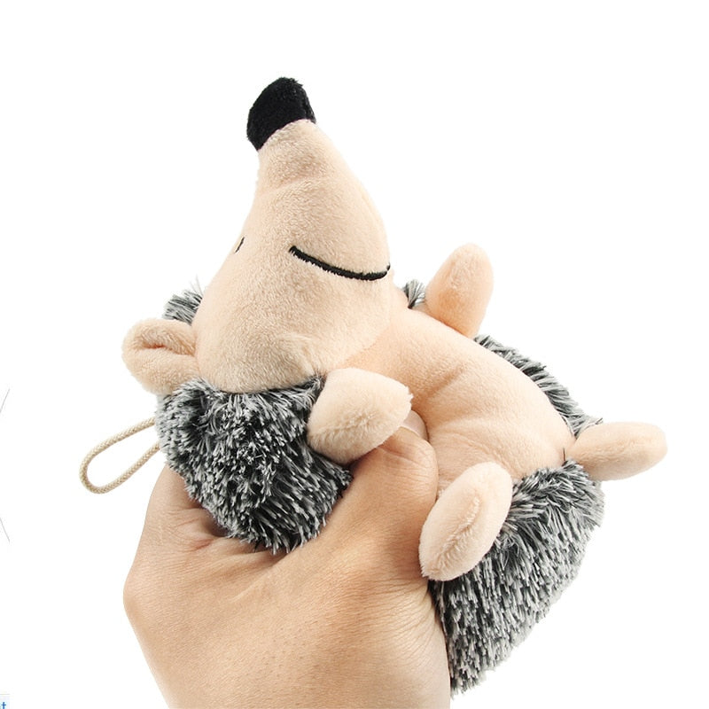 Soft Plush Hedgehog Dog Toy