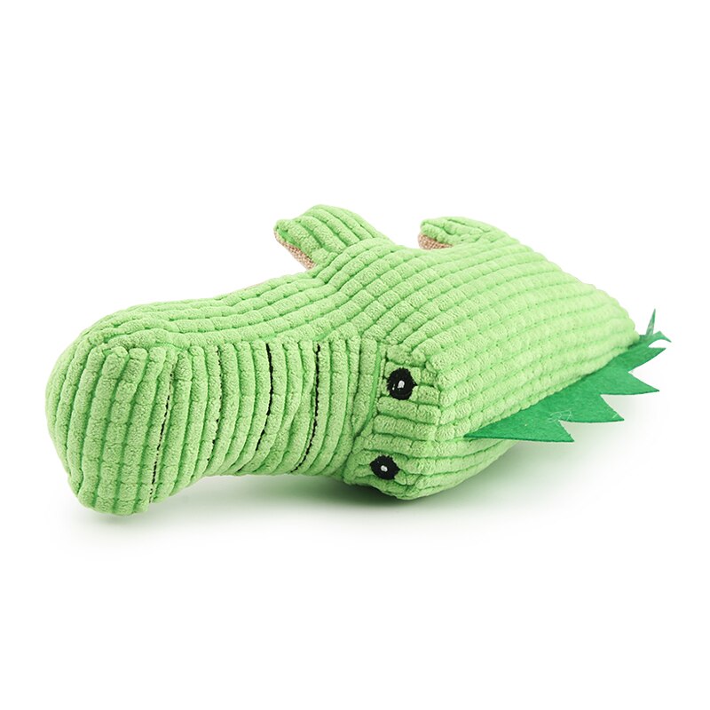 Plush Alligator Dog Toy