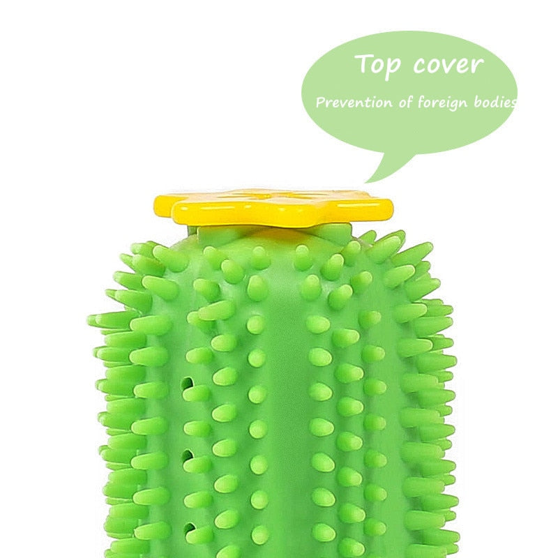 Cactus Teeth Cleaning Dog Toy